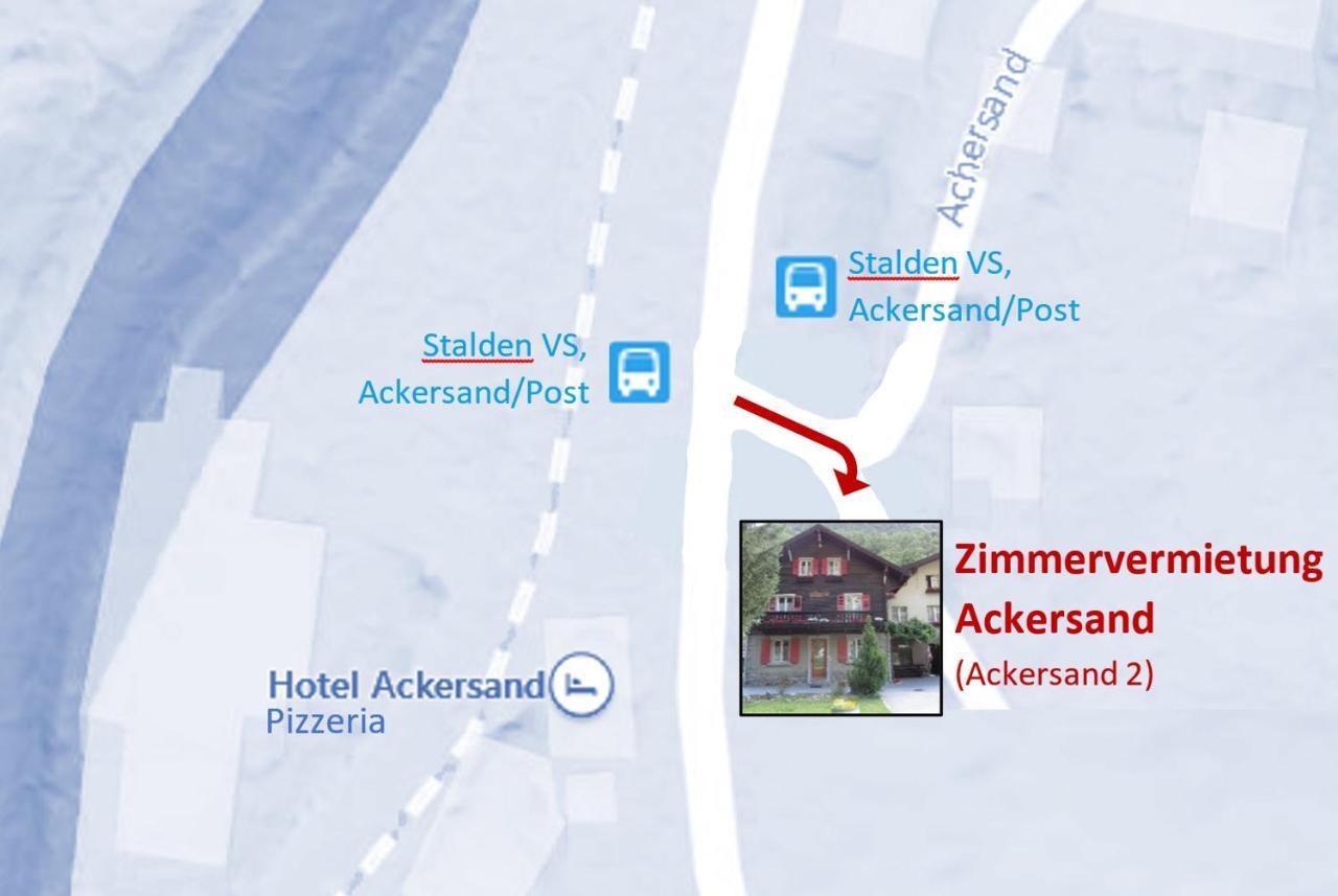 Zimmervermietung Ackersand Stalden Dış mekan fotoğraf